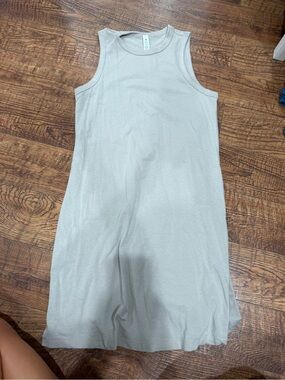 lululemon athletica Sleeveless Tank Dress in Light Taupe